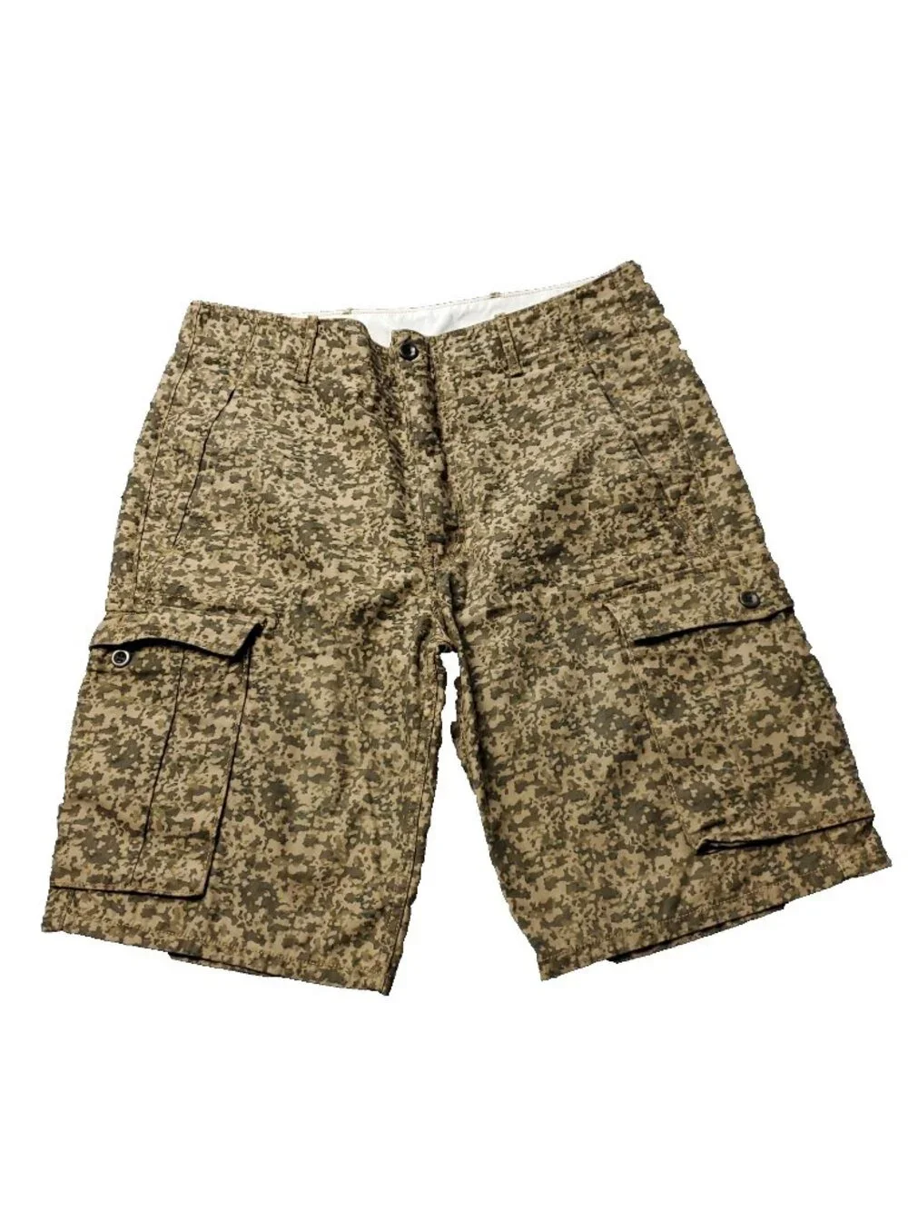 Levis Digital Camo Shorts Mens 32 x11 Tan Brown Camouflage Pockets Cargo